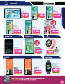 Game catalogue Page 7: Honor X6c Smartphone €2.799,00, Samsung Galaxy Tab A11 €2.999,00