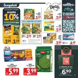 Volantino Deco Iperstore Pagina 24: Orogel spinaci cubello foglia più €2,39, Frosta merluzzo croccante classico €2,89