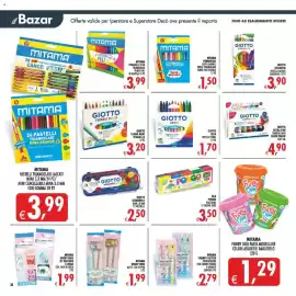 Volantino Deco Iperstore Pagina 41: Giotto cera pastelli tondi €1,70, Fila Pongo plastilina €3,50
