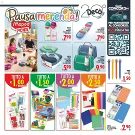 Volantino Deco Iperstore Pagina 42: Maped Origin Zainetti Lunch Bag €9,90, Kartal notes A4 spirato €2,90