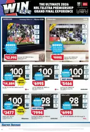 Harvey Norman catalogue Page 2: Samsung 100" R85H 4K" Micro RGB AI Smart TV. €12.995,00