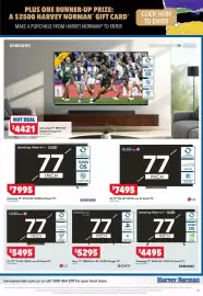 Harvey Norman catalogue Page 5: Sony 77" BRAVIA 6 4K" OLED Google TV €5.295,00