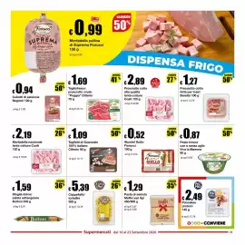 Volantino Sì con te Supermercati Pagina 11: Wurstel Suillo Fiorucci €0,52