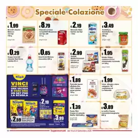 Volantino Sì con te Supermercati Pagina 12: Pancetta bacon affettata Ibis €1,89, Nutella Muffin/Croissant Ferrero €2,99