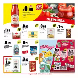 Volantino Sì con te Supermercati Pagina 14: Pasta all'uovo De Cecco €0,99, Farina Gran mugnaio Spadoni €0,99
