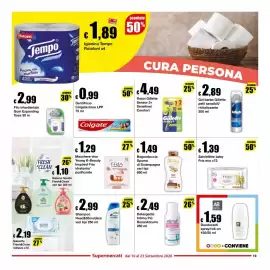Volantino Sì con te Supermercati Pagina 19: Dentifricio Colgate linea LPP €0,99