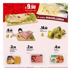 Volantino Sì con te Supermercati Pagina 4: Costine di suino €6,49, Tortillas preparate da noi €14,90