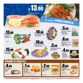 Volantino Sì con te Supermercati Pagina 6: Piadina sfogliata Riccione €2,99, Pizzette Stacchiotti €1,19