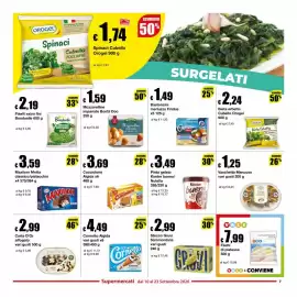 Volantino Sì con te Supermercati Pagina 7: Cornetto Algida €4,49, Stecco Gravi Sammontana €2,99