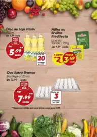 Tabloide Dia Página 2: Óleo de Soja Vitaliv €5,99, Milho ou Ervilha Predilecta €3,49