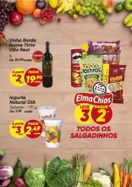 Tabloide Dia Página 5: Logurte natural dia €2,49, Vinho Bordo Suave Tinto Villa Real €19,90