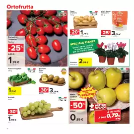 Volantino Carrefour Market Pagina 10: Kiwi Gold Zespri €3,29, Patate al Selenio €1,79