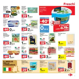 Volantino Carrefour Market Pagina 13: Mortadella Vismarissima Vismara €2,99, Formaggio Fresco Cremoso Exquisa Classico €0,99