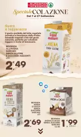Volantino Eurospar Pagina 18: Vital nature Avena e Cocco €2,69, Beverage Oat and Cocoa Sarchio €1,99