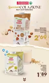 Volantino Eurospar Pagina 20: BEVANDA RISO E NOCCIOLE SENZA ZUCCHERI SARCHIO LT.1 €2,69, Vital nature €1,89