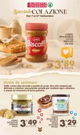 Volantino Eurospar Pagina 28: Lotus Biscoff €3,89, CREMA PISTACCHIO PREMIUM GR.150 €3,49
