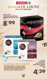 Volantino Eurospar Pagina 9: CAFFÈ NESCAFÉ DOLCE GUSTO NAPOLI/PALERMO IN CAPS X16 €4,39