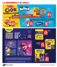 Volantino Panorama Pagina 4: Snack Oro Ciok €2,49, Nesquik €4,99