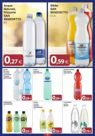 Volantino Docks Cash&Carry Pagina 10: Acqua Naturale, Frizzante San Benedetto €0,27, Tonica Limone Classica Schweppes €0,55