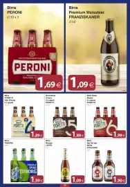 Volantino Docks Cash&Carry Pagina 12: Birra Peroni €1,69, Birra Bock Rossa 6 Luppoli Poretti €1,99
