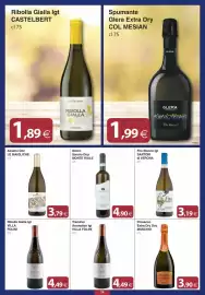 Volantino Docks Cash&Carry Pagina 14: Ribolla Gialla Igt Castelbert €1,89, Prosecco Extra Dry Doc MASCHIO €3,90