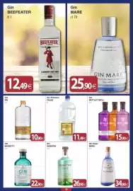 Volantino Docks Cash&Carry Pagina 16: Gin Beefeater €12,49, Gin Whitley Neill €15,90