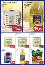 Volantino Docks Cash&Carry Pagina 2: Tonno all'Olio di Oliva CAPRI €11,90, Fagioli Bianchi di Spagna LA FIAMMANTE €3,29