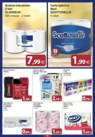 Volantino Docks Cash&Carry Pagina 32: Bobina Industriale 2 Veli Classeur €7,99, Fazzoletti ClassEur €0,79