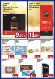 Volantino Docks Cash&Carry Pagina 8: Caffè Espresso Cremoso Vergnano €9,90, Bocconcini con Cuore di Lamponi Vicenzi €1,19