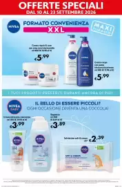 Volantino Maxi Supermercati Pagina 14: Nivea Crema Corpo Nutriente €5,99, NIVEA BABY Bagnetto Delicato €3,89