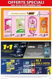 Volantino Maxi Supermercati Pagina 16: Rasoio sensitive 3 Bic €2,69, Miss Soleil trilama €1,99