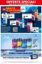 Volantino Maxi Supermercati Pagina 17: Felce Azzurra Ammorbidente concentrato €1,99, Glade One Ricarica Singola €2,59