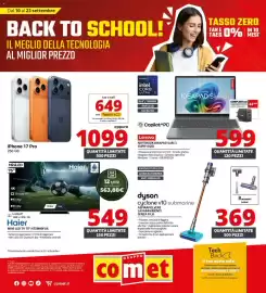 Volantino Comet Pagina 1: Haier MINI LED TV 75" H75M80FUX €549,00, Dyson cyclone v10 submarine €369,00