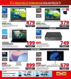 Volantino Comet Pagina 13: Acer Aspire Lite 15 €479,00, Samsung Chromebook Go €199,00