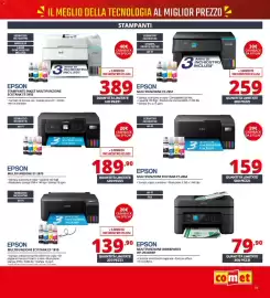 Volantino Comet Pagina 15: Epson multifunzione ET-2875 €189,90, Epson multifunzione Ecotank ET-2864 €159,00