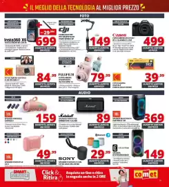 Volantino Comet Pagina 21: Marshall speaker portatile emberton ii silver €89,00, JBL Speaker portatile Charge 6 €159,00