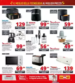 Volantino Comet Pagina 25: Bosch friggitrice ad aria €99,90, Braun frullatore ad immersione €56,99