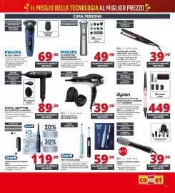 Volantino Comet Pagina 27: Asciugacapelli Bellissima 11933 €39,90, Philips kit rifinitore multifunzione serie 500 €49,90