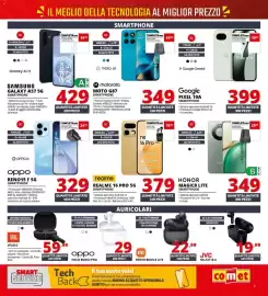 Volantino Comet Pagina 3: Oppo Reno15 F 5G Smartphone €329,00, Honor Magic8 Lite Smartphone €349,00
