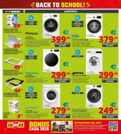Volantino Comet Pagina 30: Smeg lavatrice lb1t80aeu €299,99, Hisense lavatrice €299,99