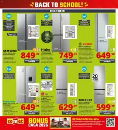 Volantino Comet Pagina 32: Hisense Frigo Side by Side MS91558DEI €649,99, Samsung frigo side by side €849,99