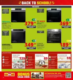Volantino Comet Pagina 34: Ingenio inox 7 pz €89,00, Hisense forno multifunzione €379,99