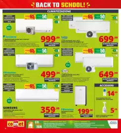 Volantino Comet Pagina 36: Hisense deumidificatore D20CW €199,99, Telecomando Meliconi universale per clima AC200 €14,99