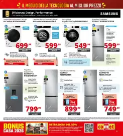 Volantino Comet Pagina 40: Refrigeratore Total No Frost €599,99, EcoDosatore €199,00