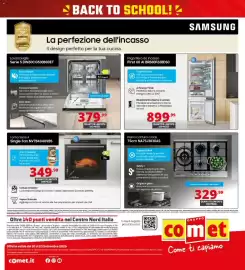 Volantino Comet Pagina 41: Frigorifero da incasso First 60 AI €899,99, Piano Cottura a Gas NA75J3030AS €329,99