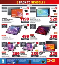 Volantino Comet Pagina 9: TCL NXTPAPER 11 PLUS TABLET €229,00, Lenovo Idea Tab €239,00