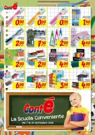 Volantino Conté Supermercati Pagina 4: Borsellino LEBEZ in Silicone Softy €3,99, Portapenne ED €2,80
