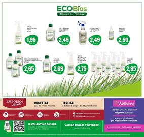Volantino Emporio Amato Pagina 8: Igienizzante detergente ECOBios €2,49, Essenza spray ECOBios €2,95