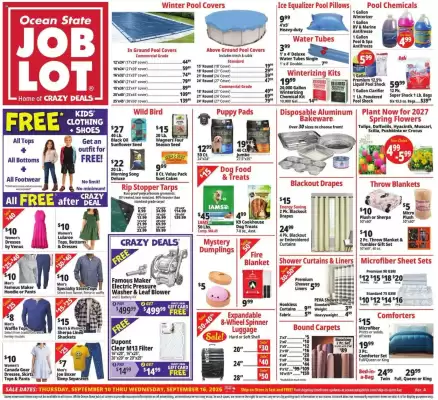 Ocean State Job Lot (valid until 16-09)