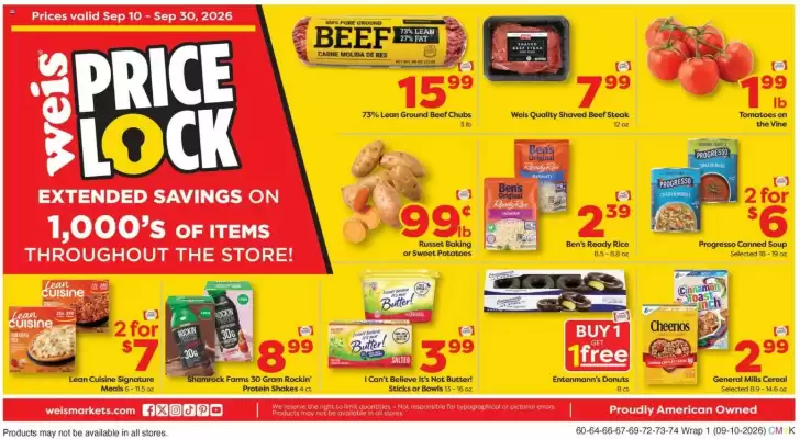 Weis Markets (valid until 30-09)